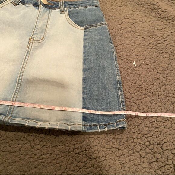 Coco & Jaimeson Denim Skirt Blue Jean Skirt Size 26 - Picture 7 of 8